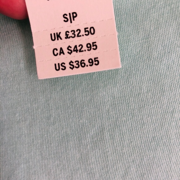 VS PINK | Short Sleeve Teal London Tee (VS79103) - Picture 4 of 6